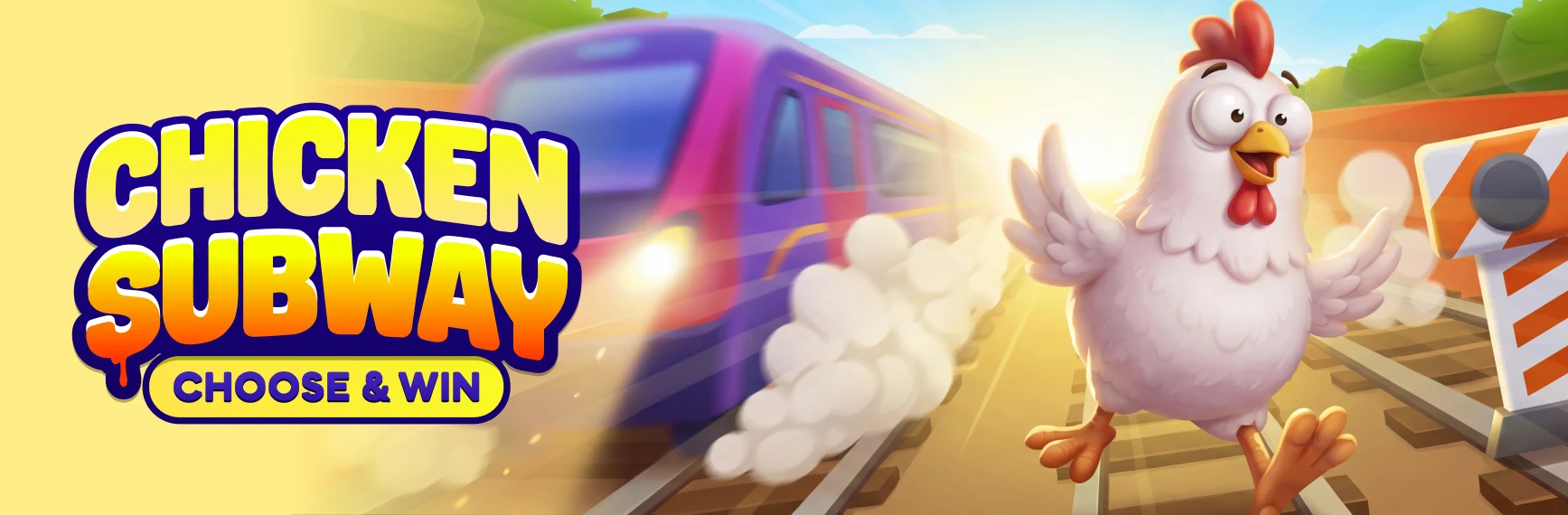 Chicken Subway Gameplay Art